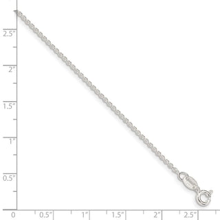 18" Sterling Silver 1.6mm Forzantina Cable Chain Necklace