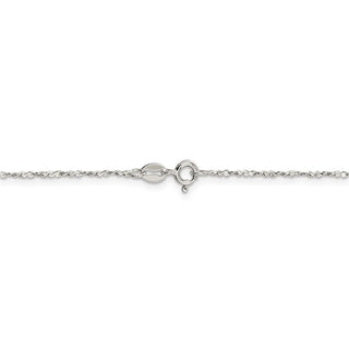 18" Sterling Silver 1.4mm Twisted Serpentine Chain Necklace