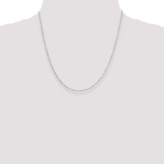 20" Sterling Silver 1.4mm Twisted Serpentine Chain Necklace