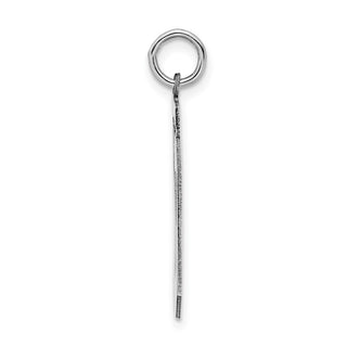 Sterling Silver Rhodium-plated Large Polished Number 20 Charm