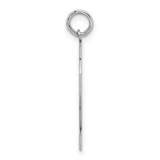 Sterling Silver Rhodium-plated Large Polished Number 92 Charm