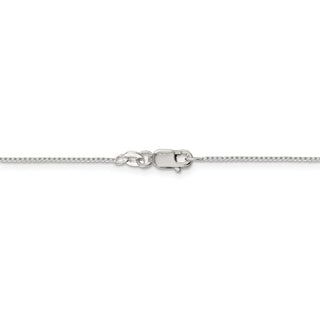 24" Sterling Silver .95mm Round Franco Chain Necklace