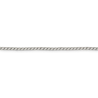 24" Sterling Silver 1.75mm Round Franco Chain Necklace