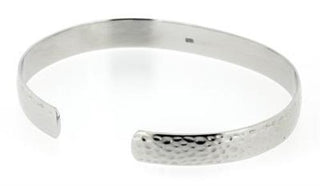 Q Ray Hammered 925 Sterling Silver