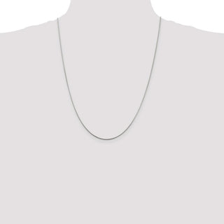 24" Sterling Silver 1.2mm Patterned Diamond-cut Snake Chain Necklace