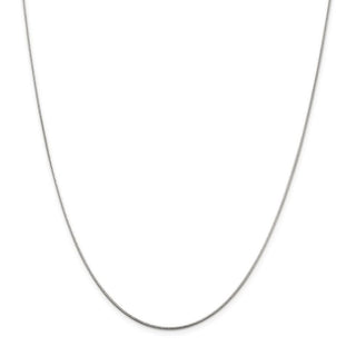 30" Sterling Silver 1.2mm Patterned Diamond-cut Snake Chain Necklace