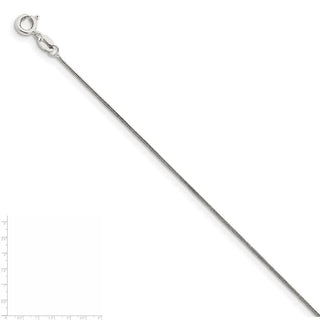 14" Sterling Silver .7mm Snake Chain