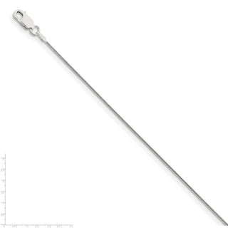 30" Sterling Silver .8mm Snake Chain