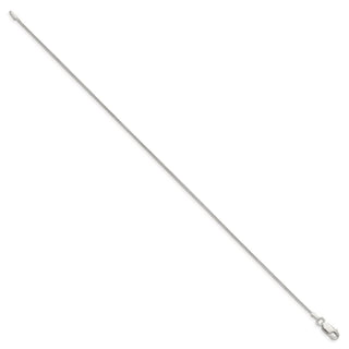 7" Sterling Silver .8mm Snake Chain