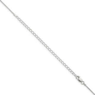 22" Sterling Silver .8mm Snake Chain w/4in ext.