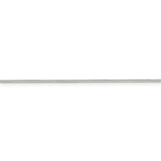9" Sterling Silver 1mm Snake Chain Anklet