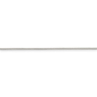 14" Sterling Silver 1mm Snake Chain Necklace