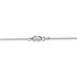 14" Sterling Silver 1mm Snake Chain Necklace