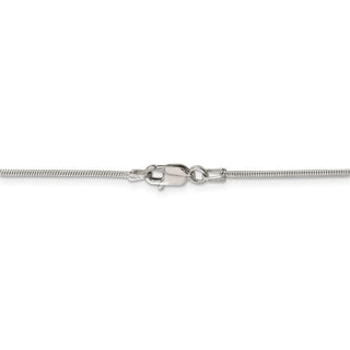 36" Sterling Silver 1.2mm Snake Chain Necklace