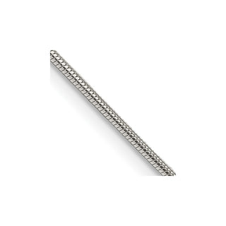 30" Sterling Silver 1.2mm Snake Chain Necklace