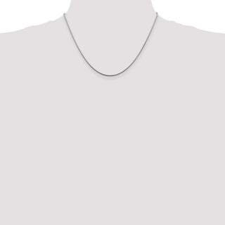 18" Sterling Silver 1.25mm Snake Chain Necklace w/2in ext.