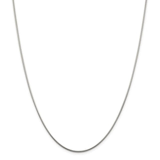 28" Sterling Silver 1.25mm Snake Chain Necklace