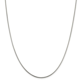 24" Sterling Silver 1.5mm Snake Chain Necklace