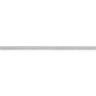 24" Sterling Silver 1.75mm Snake Chain Necklace