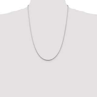 24" Sterling Silver 1.75mm Snake Chain Necklace
