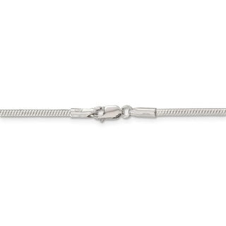 30" Sterling Silver 2mm Snake Chain Necklace