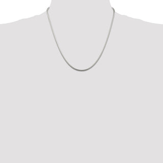20" Sterling Silver 2mm Snake Chain Necklace