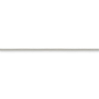 20" Sterling Silver 1mm Round Snake Chain Necklace