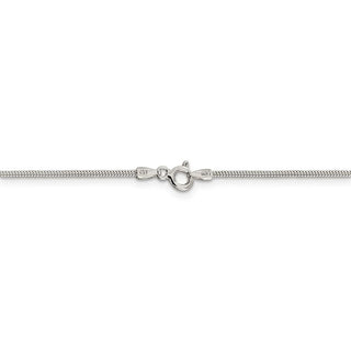 18" Sterling Silver 1.2mm Round Snake Chain Necklace