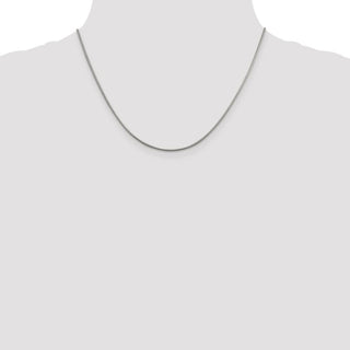 18" Sterling Silver 1.5mm Round Snake Chain Necklace
