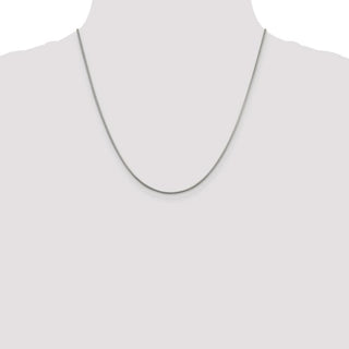 20" Sterling Silver 1.5mm Round Snake Chain Necklace