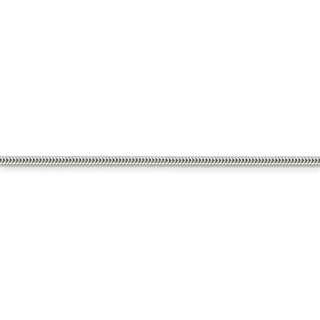 30" Sterling Silver 1.6mm Round Snake Chain Necklace