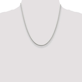 20" Sterling Silver 1.6mm Round Snake Chain Necklace
