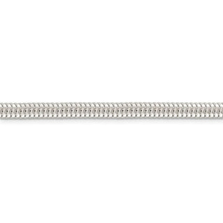 24" Sterling Silver 5mm Round Snake Chain Necklace