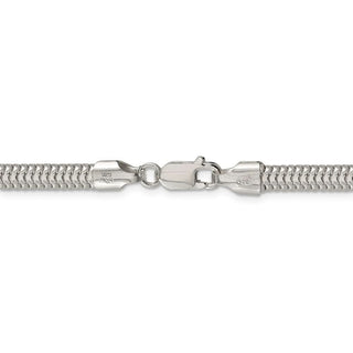 24" Sterling Silver 5mm Round Snake Chain Necklace