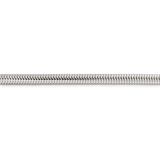 26" Sterling Silver 6mm Round Snake Chain Necklace
