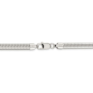 24" Sterling Silver 6mm Round Snake Chain Necklace
