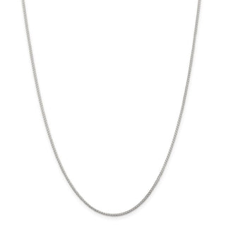 26" Sterling Silver 1.25mm Round Spiga Chain Necklace