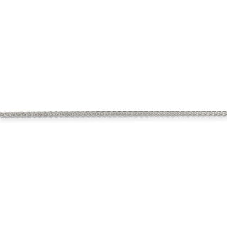 26" Sterling Silver 1.5mm Round Spiga Chain Necklace