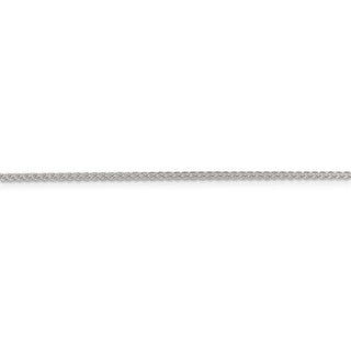 30" Sterling Silver 1.5mm Round Spiga Chain Necklace