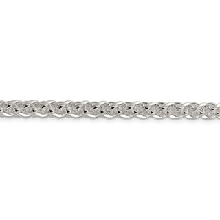 26" Sterling Silver 5mm Round Spiga Chain Necklace