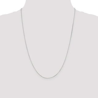 24" Sterling Silver .7mm Square Snake Chain