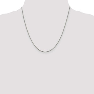 20" Sterling Silver .8mm Square Snake Chain