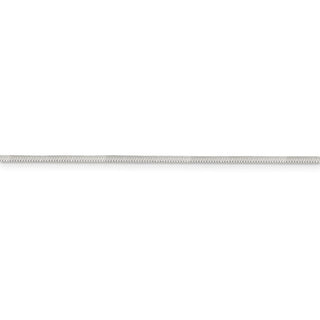 24" Sterling Silver 1mm Square Snake Chain Necklace