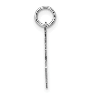 Sterling Silver Rhodium-plated Small Polished Number 36 Charm