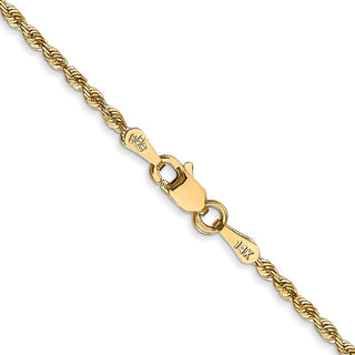 20" 14k Yellow Gold 1.85mm Diamond-cut Quadruple Rope Chain Necklace