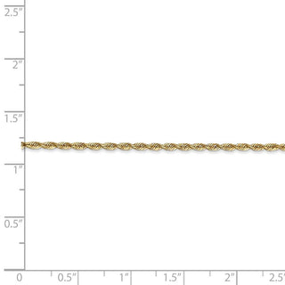 24" 14k Yellow Gold 1.85mm Diamond-cut Quadruple Rope Chain Necklace