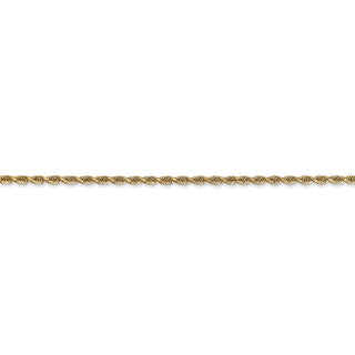 24" 14k Yellow Gold 2.00mm Diamond-cut Quadruple Rope Chain Necklace