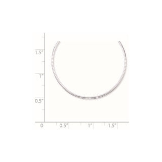 Sterling Silver 3mm Cubetto Necklace QU3-16