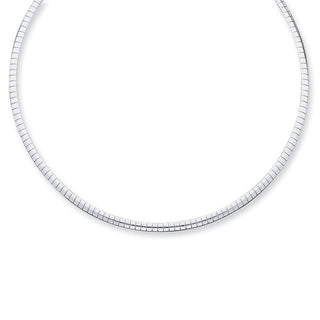Sterling Silver 3mm Cubetto Necklace QU3-16