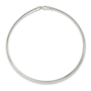 Sterling Silver 6mm Cubetto Necklace QU6-18